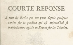 Accéder à la page "Recueils de pièces imprimées concernant les colonies, 1ère série, tome 25"