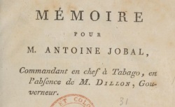 Accéder à la page "Recueils de pièces imprimées concernant les colonies, 1ère série, tome 31"