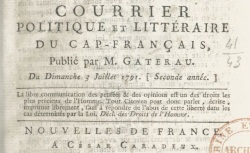 Accéder à la page "Recueils de pièces imprimées concernant les colonies, 1ère série, tome 41"