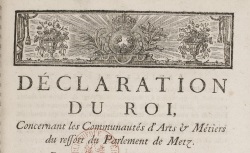 Accéder à la page "Droit et réglementation d'Ancien Régime"