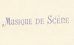 Accéder à la page "Musique de scène"