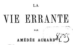 La Vie errante