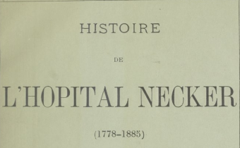 Accéder à la page "Histoire de l'hôpital Necker - 1885"