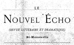 Accéder à la page "Nouvel Écho (Le)"