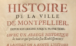 Accéder à la page "Histoire de Montpellier"