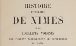 Accéder à la page "Histoire de Nîmes"