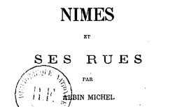 Accéder à la page "Edifices & rues de Nîmes"