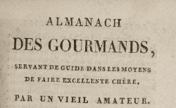 Almanach des gourmands