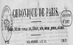 Chronique de Paris