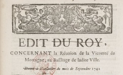 Accéder à la page "Actes royaux"