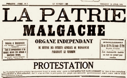 Accéder à la page "Patrie malgache (La)"