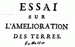 Essai sur l’amélioration des terres