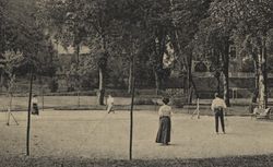 Carte postale Pau : Une Partie de Tennis au Vélodrome 