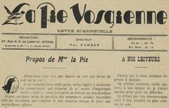 Accéder à la page "Pie vosgienne (La )"