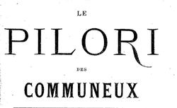 Accéder à la page "Le Pilori des communeux"