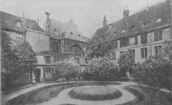 Vue intérieure de Port-Royal de Paris. Hospice de la Maternité, état actuel.