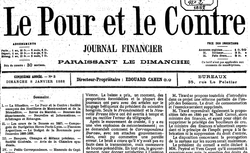 Accéder à la page "Pour et le contre (Le) "