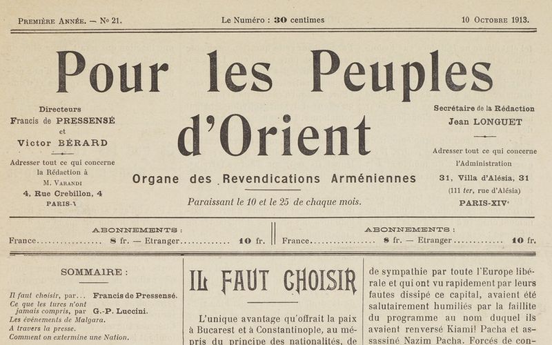 Accéder à la page "Pour les peuples d'Orient"