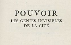  Pouvoir, les génies invisibles de la cité