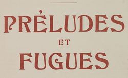 Accéder à la page "Prélude et fugue"