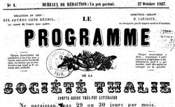 Accéder à la page "Programme de la Société Thalie (Le) "