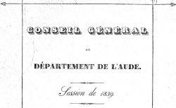 Accéder à la page "Rapports et délibérations du Conseil général"