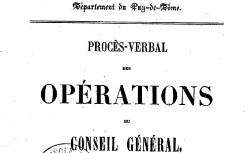 Accéder à la page "Rapports et délibérations du Conseil général"