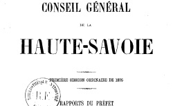 Accéder à la page "Rapports et délibérations du Conseil général"