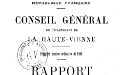 Accéder à la page "Rapports et délibérations du Conseil général"