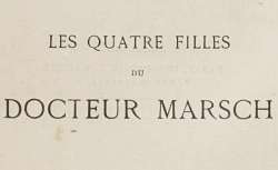 Les Quatre Filles du docteur Marsch, Louisa May Alcott, 1882