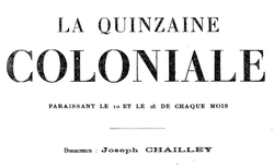 Accéder à la page "Quinzaine coloniale (La)"