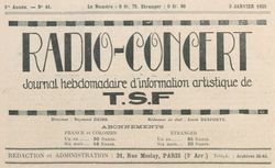 Accéder à la page "Radio-concert"