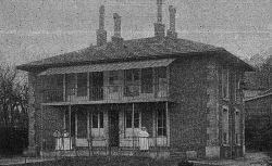 Pavillon Tarnier servant actuellement de laboratoire de radiographie.