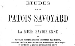 Accéder à la page "Constantin, Études sur le patois savoyard"