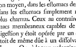 RÉAUMUR, René Antoine Ferchault de (1683-1757) Sur la digestion des oiseaux