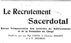 Accéder à la page "Recrutement sacerdotal (Le)"