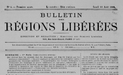 Accéder à la page "Bulletin des régions libérées"