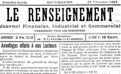 Accéder à la page "Renseignement (Le) "