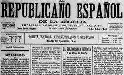 Accéder à la page "El Republicano español de la Argelia"