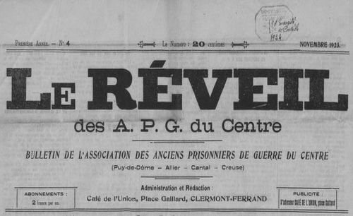 Accéder à la page "Réveil des APG du Centre (Le)"