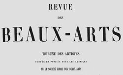 Accéder à la page "Revue des beaux-arts "