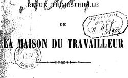 Accéder à la page "Revue de la Maison du travailleur"