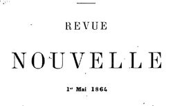 Accéder à la page "Revue nouvelle"