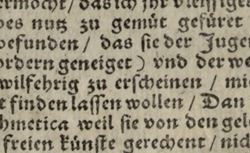 RIES, Adam (1492-1559) Rechenung nach der lenge, auff den Linihen und Feder