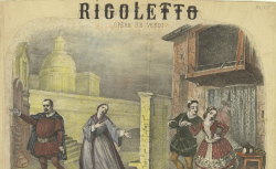 [Enregistrements sonores] / Rigoletto, opéra de Verdi : [estampe] / A. Lecocq [sig.], 1863 - source : gallica.bnf.fr / BnF