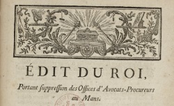 Accéder à la page "Droit et réglementation d'Ancien Régime"