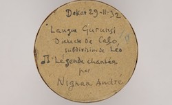 Musiques du monde. Sénégal - BnF - Gallica