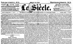 Accéder à la page "Siècle (Le)"