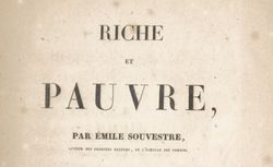 Riche et pauvre