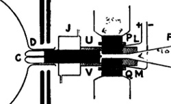 THOMSON, Joseph John (1856-1940) Rays of positive electricity